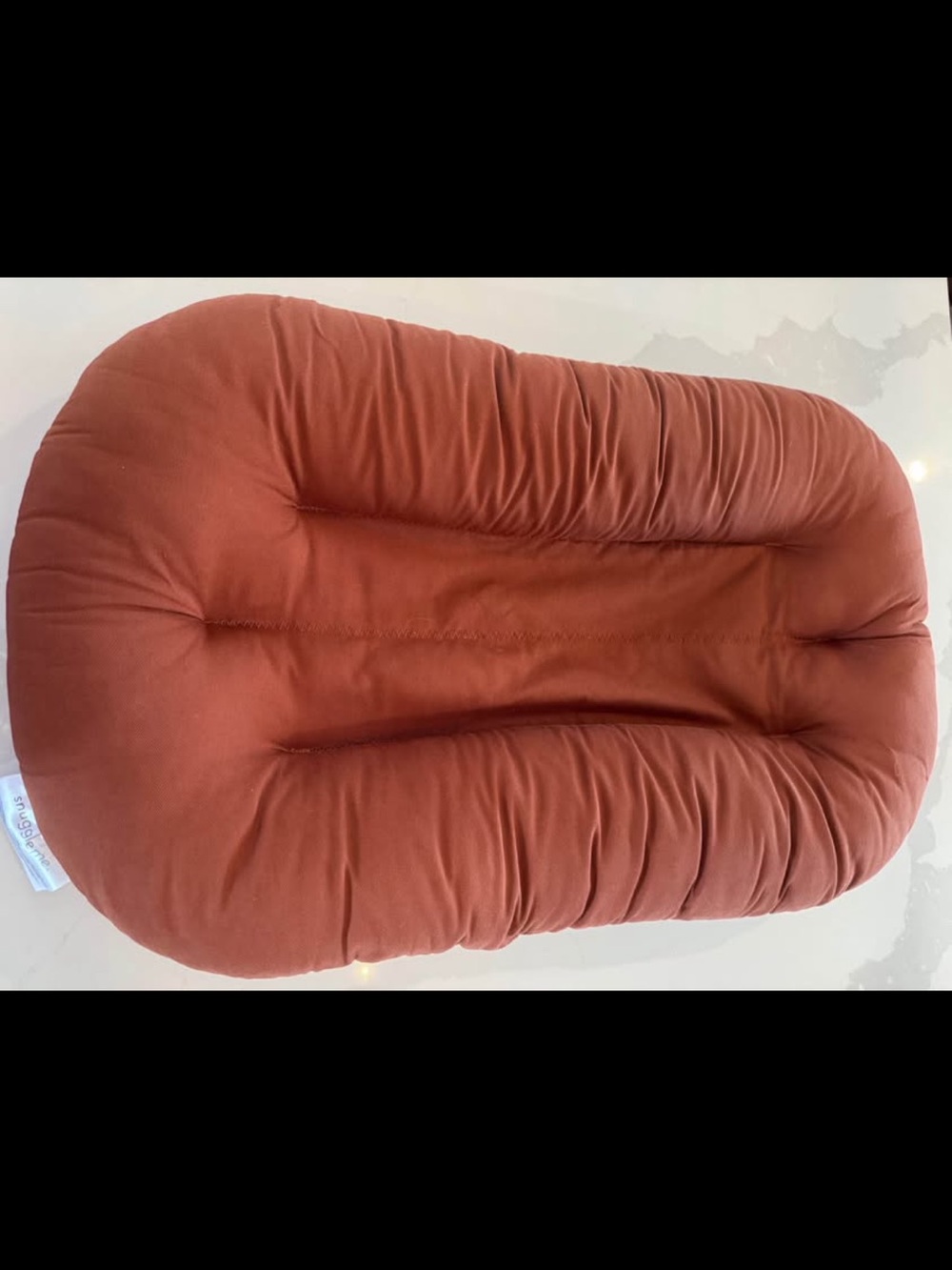 Snuggle me pillow in Gingerbread